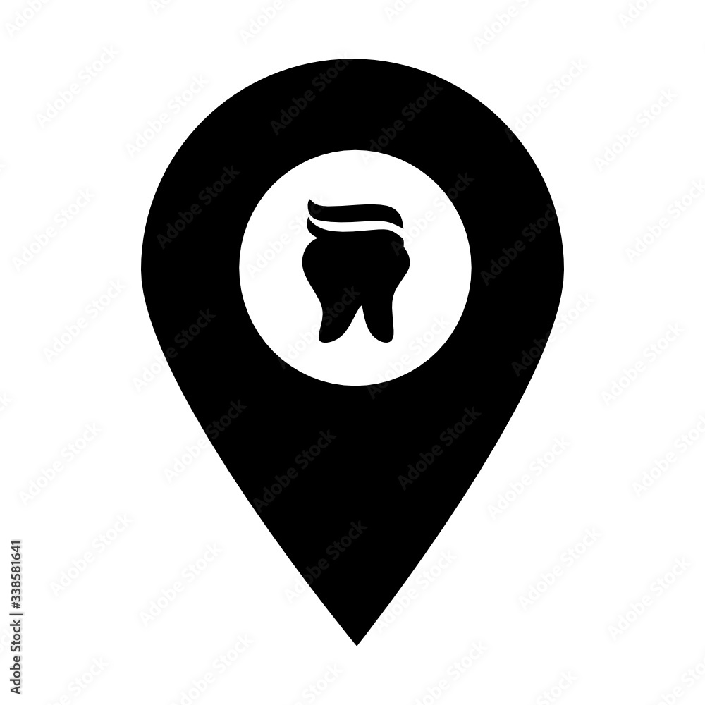 Tooth location map pin icon. Element of map point for mobile concept and web apps. Icon for website design and development, app development. Premium hospital, dental clinic, pharmacy icon sign Tooth location map pin icon. Element of map point for mobile concept and web apps. Icon for website design and development, app development. Premium hospital, dental clinic, pharmacy icon sign