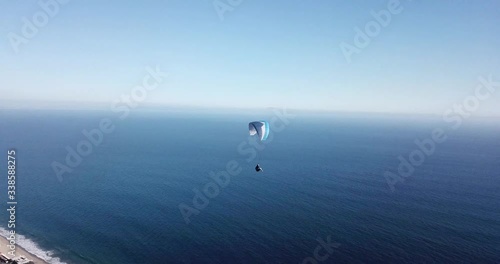 Paragliding above Malibu, CA