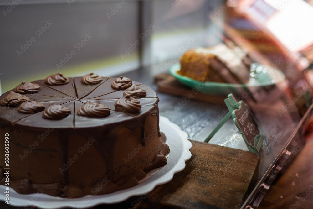 Yummy chocolate cake for sale