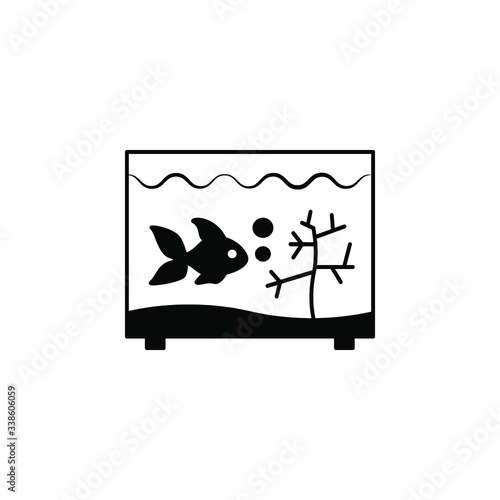 Aquarium icon template 