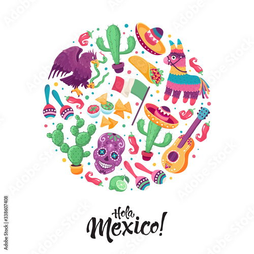 Hola mexico poster