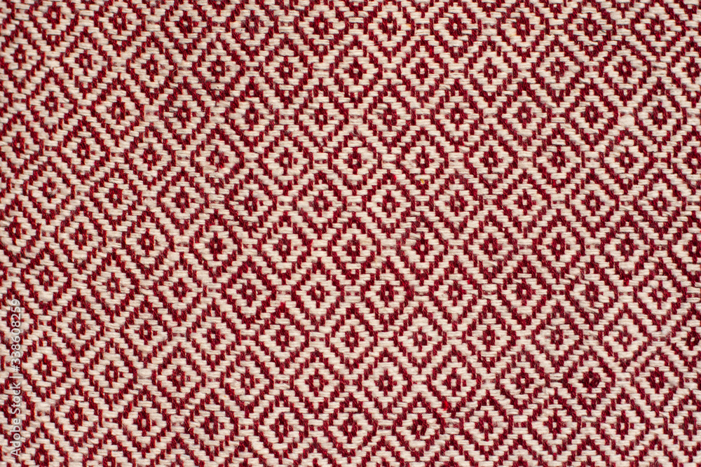 Pattern on local hand-woven fabrics of Isan people, Thailand Southeast asia Pattern on local hand-woven fabrics of Isan people, Thailand Southeast asia
