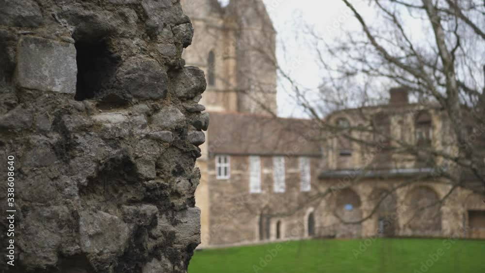 Rochester Cathedral Gardens, Kent, England, United Kingdom. Rochester Cathedral Gardens, Kent, England, United Kingdom.