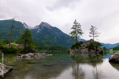 scenery at the Hintersee, Bavaria 