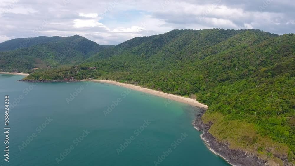Aerial video of beauty Bamboo beach on Koh Lanta island, Thailand, 4k Aerial video of beauty Bamboo beach on Koh Lanta island, Thailand, 4k