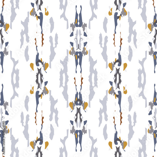 Spots, Ikat. Tie Dye, Batik. Seamless Pattern. 