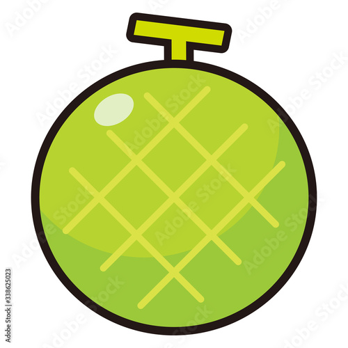 メロンのアイコン -vector icon melon