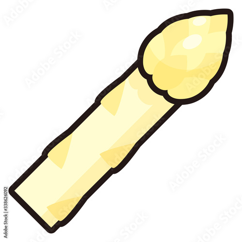 ホワイトアスパラガスのアイコン -vector icon White asparagus