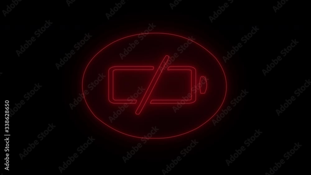 Low battery icon, out of battery on black background, need to charge the battery charging indicator icon. Royalty high-quality free best stock video footage of Need to charge, recharge the battery Low battery icon, out of battery on black background, need to charge the battery charging indicator icon. Royalty high-quality free best stock video footage of Need to charge, recharge the battery