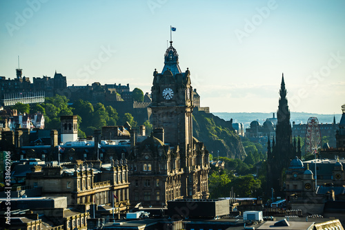 The Balmoral Clock in Edinburgh, Scotland