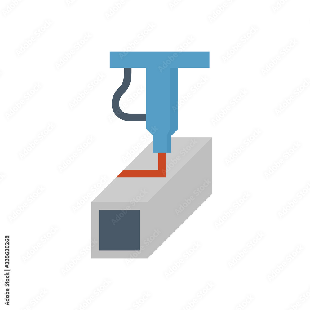 pipe cutting icon pipe cutting icon