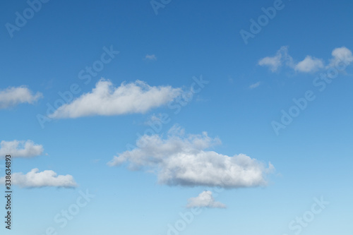 blue sky with clouds