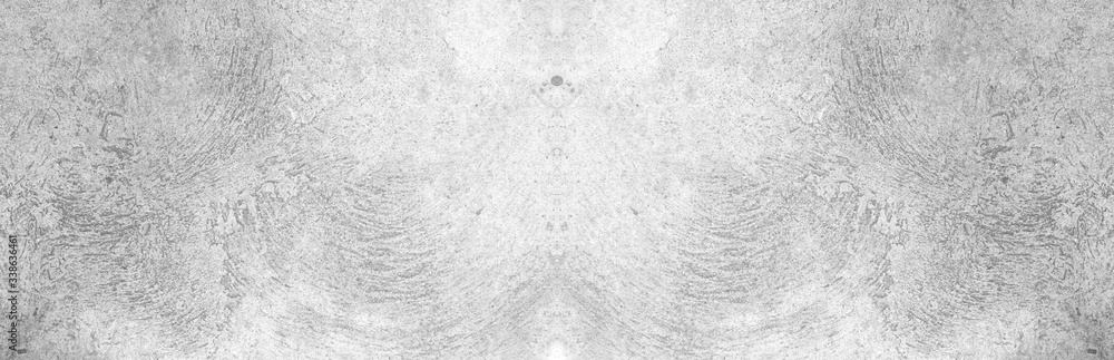 Obraz premium Old wall panorama texture cement dirty gray with black background abstract grey and silver color design are light with white background.