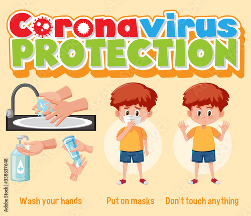 Clean hands protect corona virus