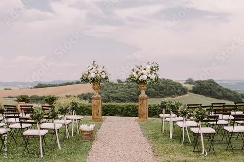 chic wedding venue in Tuscany Italy