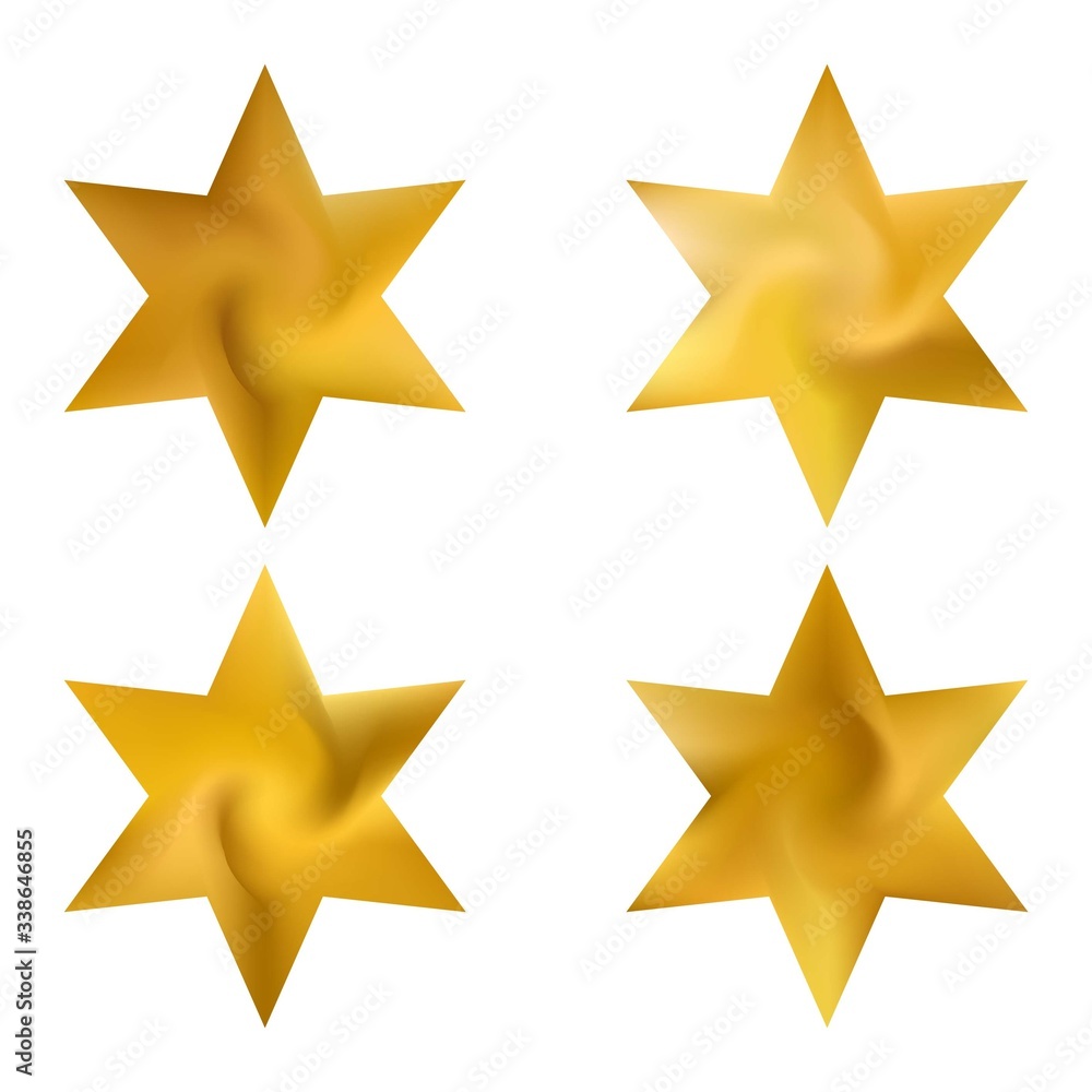 Set of hexagram modern backgrounds. Set of hexagram modern backgrounds.