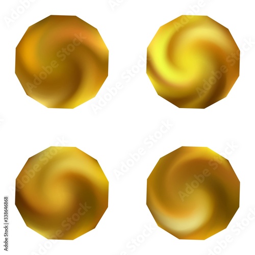 Collection of polygonal smooth backgrounds.