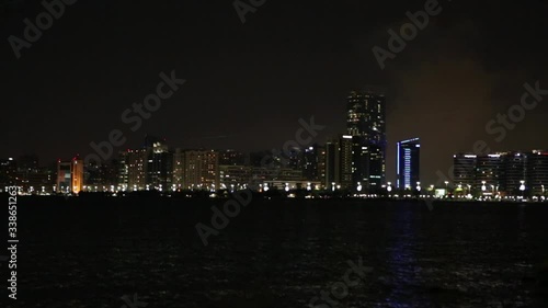 Wallpaper Mural Abu Dhabi night view of skyline Torontodigital.ca