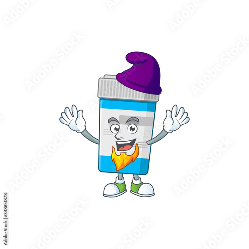 Sweet fairytale of medical bottle Elf cartoon character