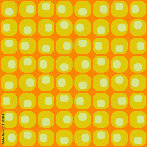 Midcentury geometric retro design. Timeless seamless pattern.