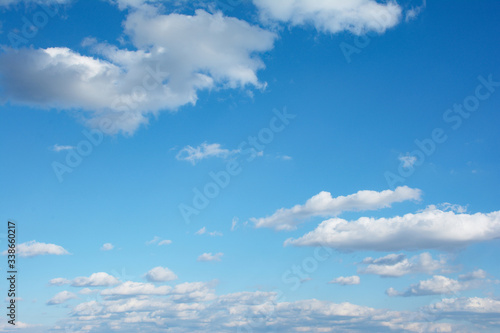 Blue Sky With Scattered Clouds