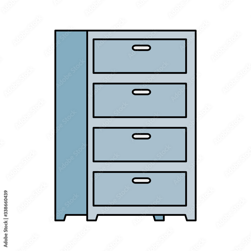 drawer furniture decoration isolated icon vector illustration design drawer furniture decoration isolated icon vector illustration design