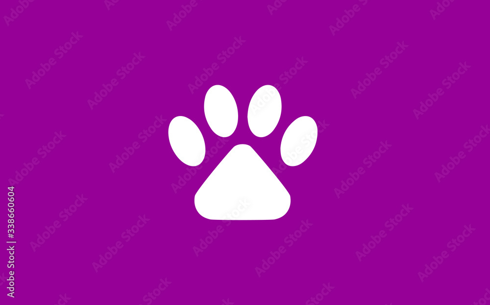 Paw Icon, Pet Logo Design Paw Icon, Pet Logo Design