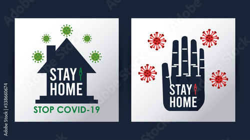 stay at home to stop the covid19 signal