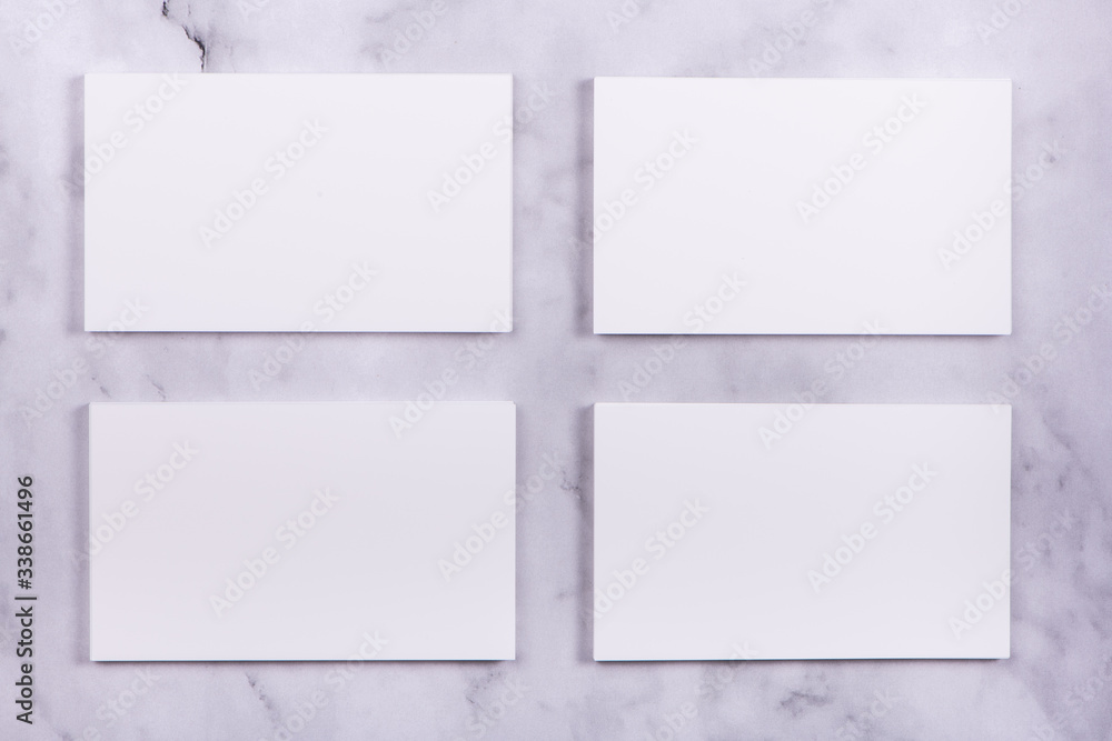 Mockup business card marble Mockup business card marble