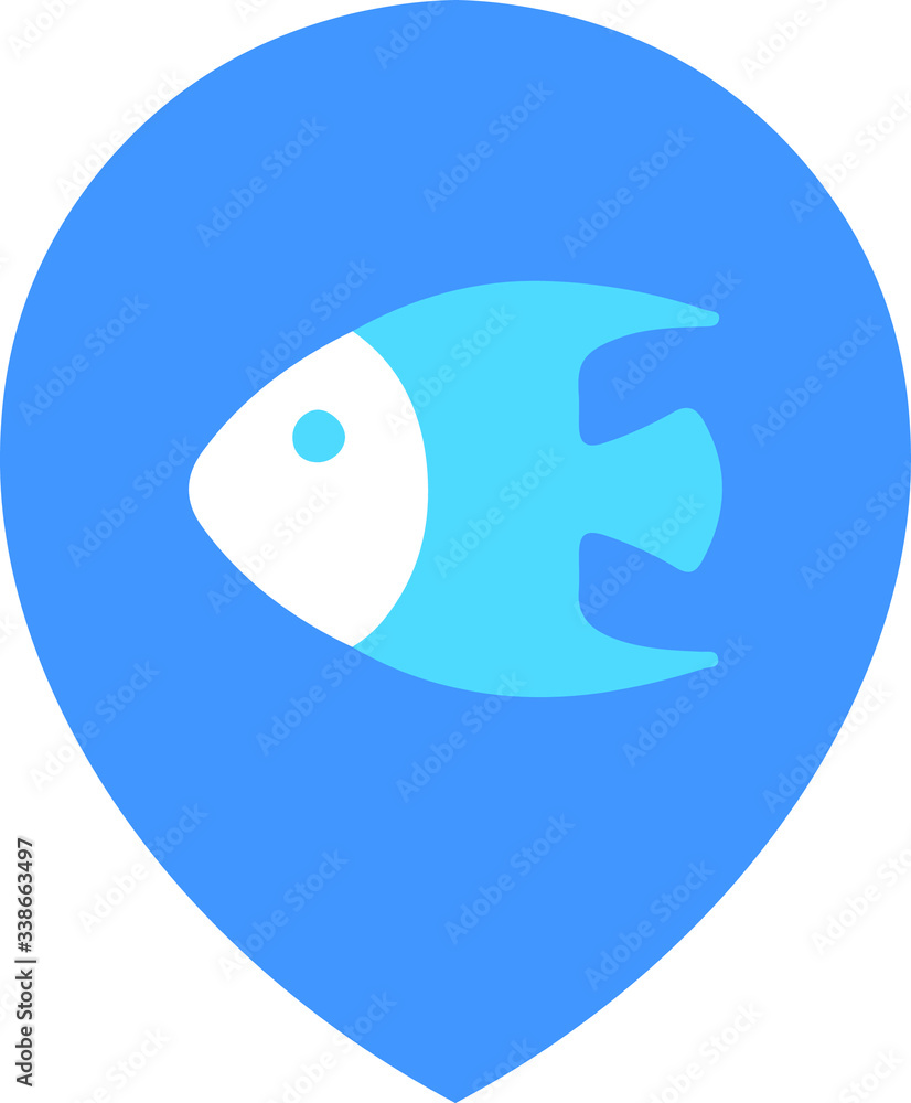 Solid angle fish pattern. Round frame checkpoints related to fish farm, fishing and beautiful fish shop. Vector icon. Solid angle fish pattern. Round frame checkpoints related to fish farm, fishing and beautiful fish shop. Vector icon.