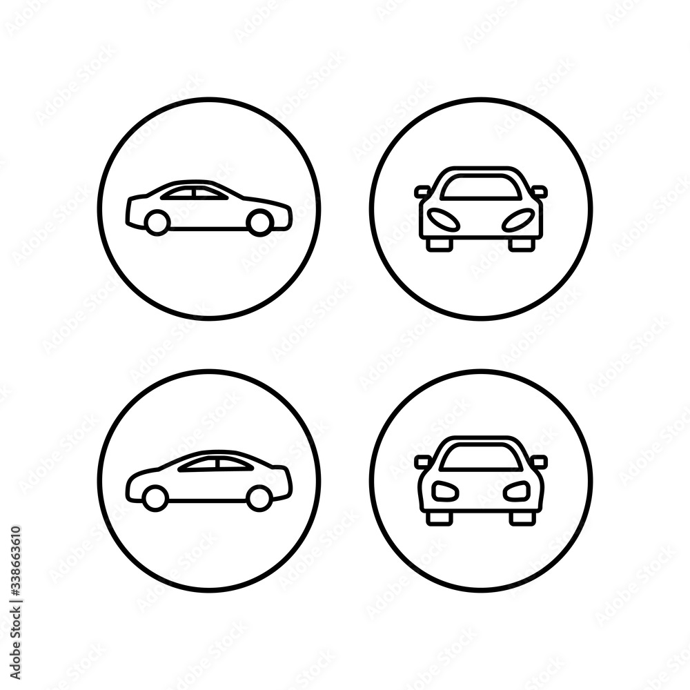 Car icons set. Car icon vector Car icons set. Car icon vector
