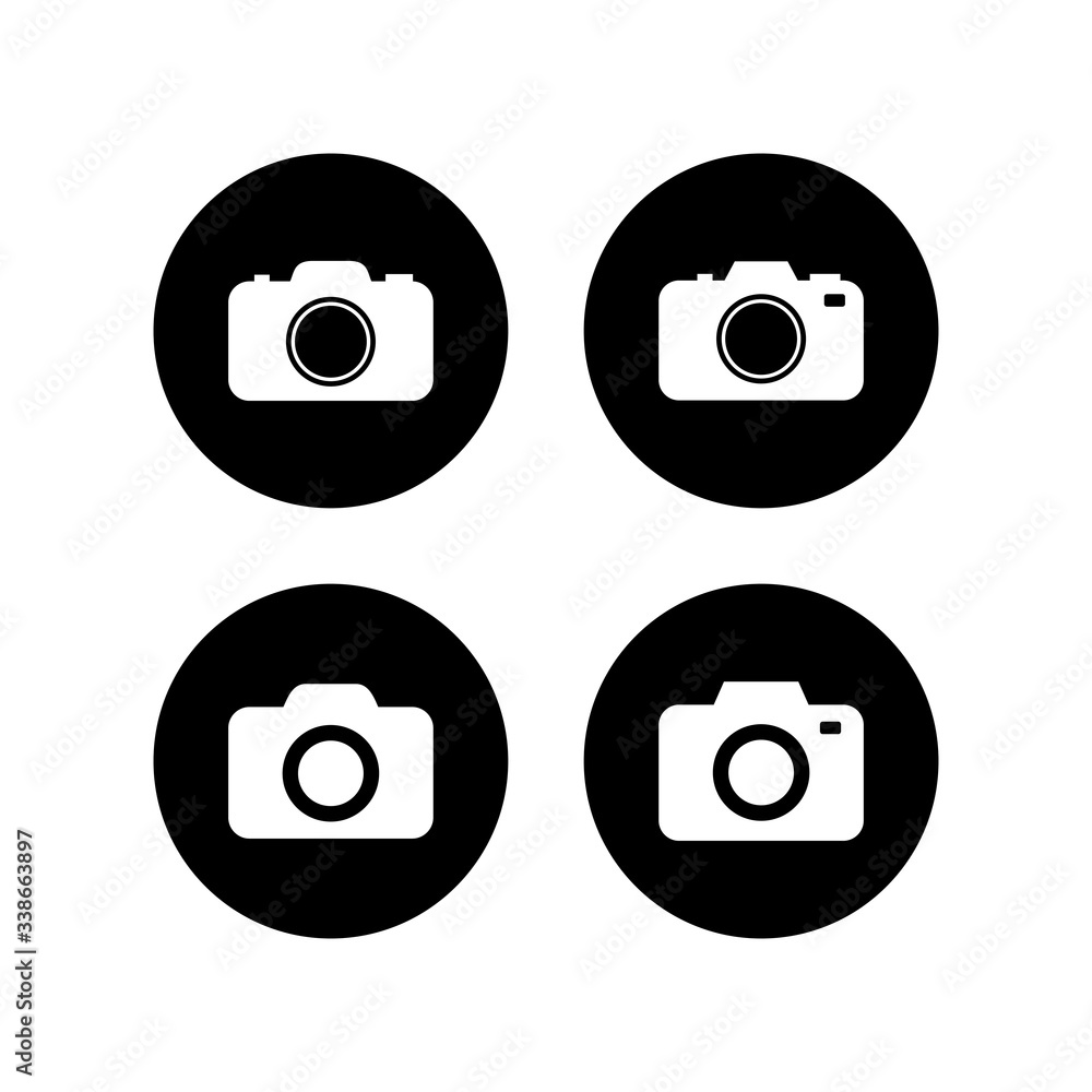 Camera Icons set. Camera symbol. Camera vector icon
