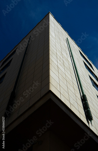 modern office building with blue sky