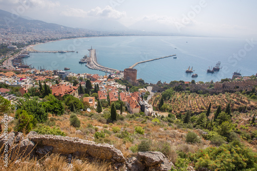 View of the city of Alanya Turkey