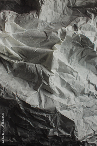 White Texture Background. Crumpled paper