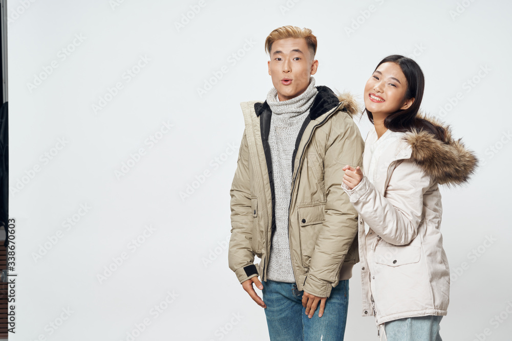 portrait of a happy young couple portrait of a happy young couple