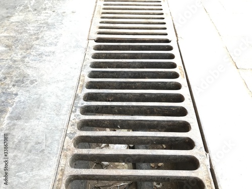 Channel gratings made of ductile iron material for drainage purpose at an car cleaning location so that dirty water runs towards through this gratings to manhole