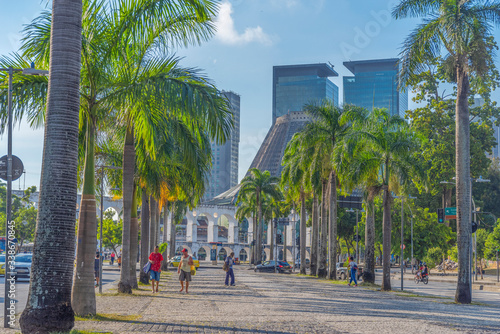 Business Center Rio de Janeiro. District of the city. photo