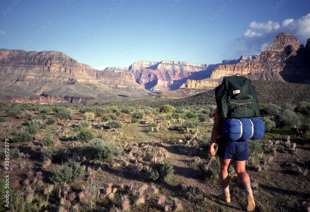 Backpacker, Grand Canyon National Park, Arizona