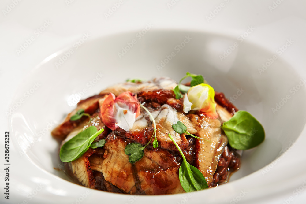 Fototapeta premium Eel in teriyaki sauce