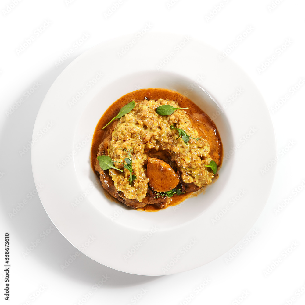 Osso buco with spices close up Osso buco with spices close up