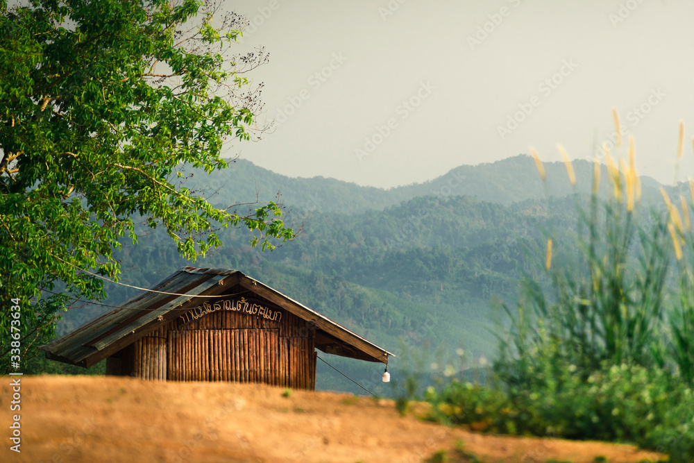 A hut at Doi tapang viewpoint, Khaotalu, Chumphon province.