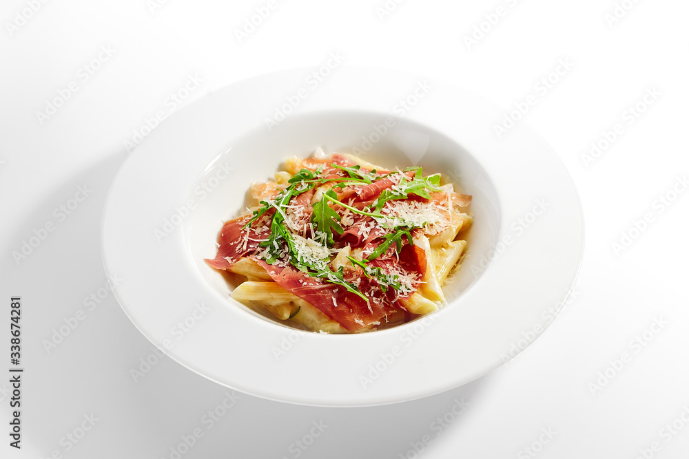 Penne in parmesan sauce Penne in parmesan sauce