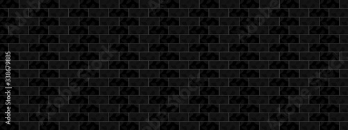 Bricks wall abstract background black colorful vector illustration pattern seamless textures 