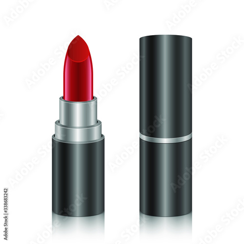 Lipstick vector design illustration isolated on white background 