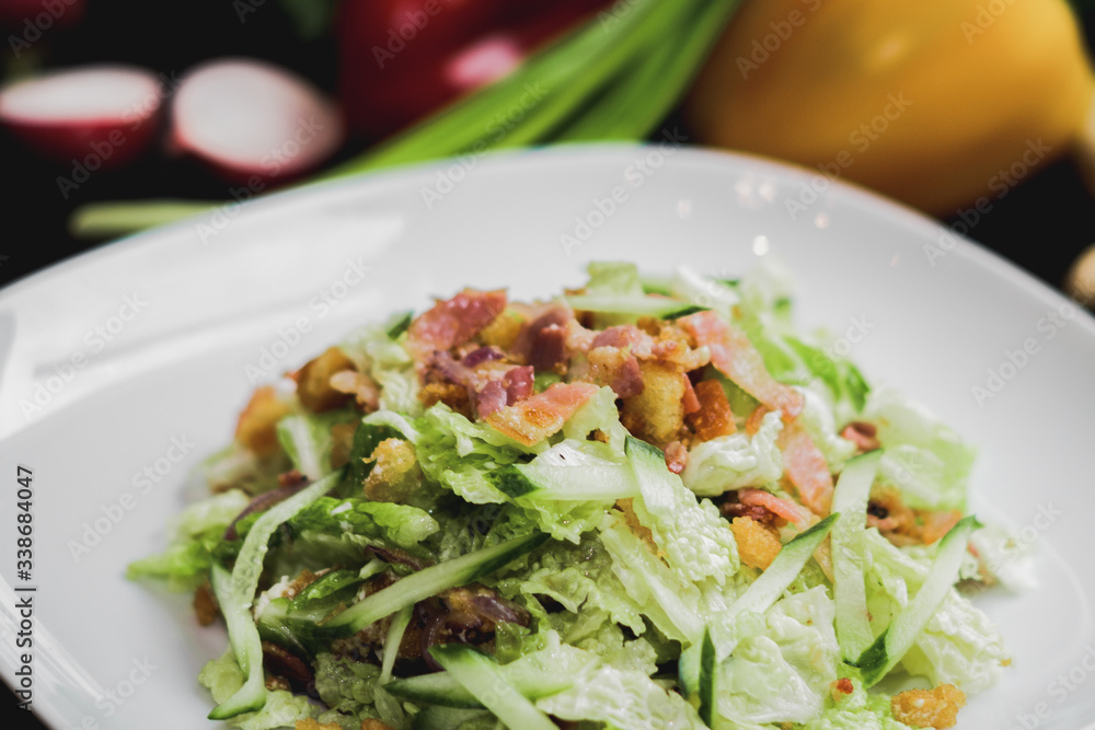 salad with vegetables salad with vegetables