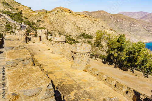 Castillitos Battery in Spain. Defensive architecture photo