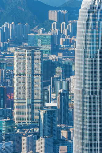 High rise building in Hong Kong city