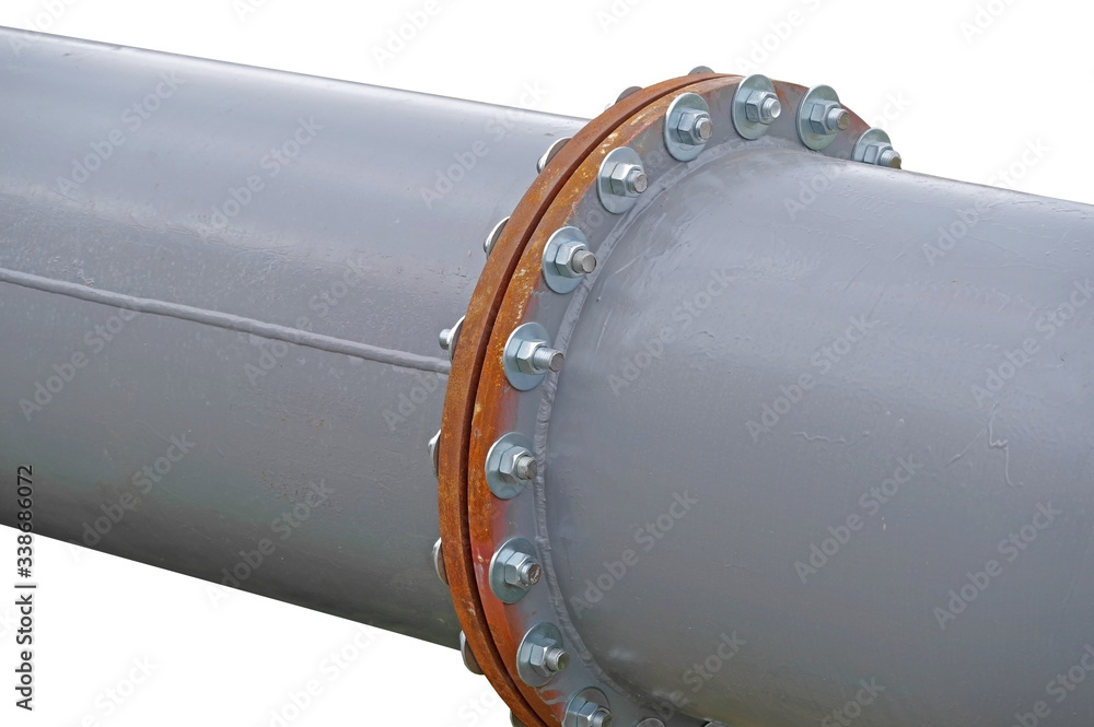 Pipe flange connecting between pipe and water tank Pipe flange connecting between pipe and water tank