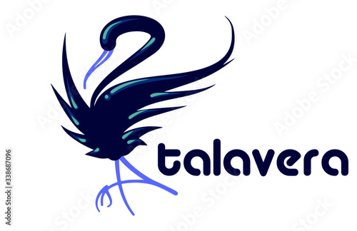 diseño de talavera, azulejos en blanco y azul con diseño tradicional 